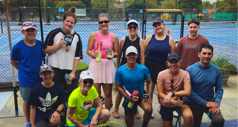 Adult group coaching session at Elsternwick Park